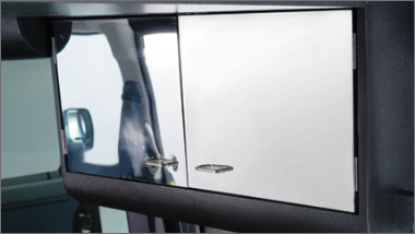 キャビネットドアミラー