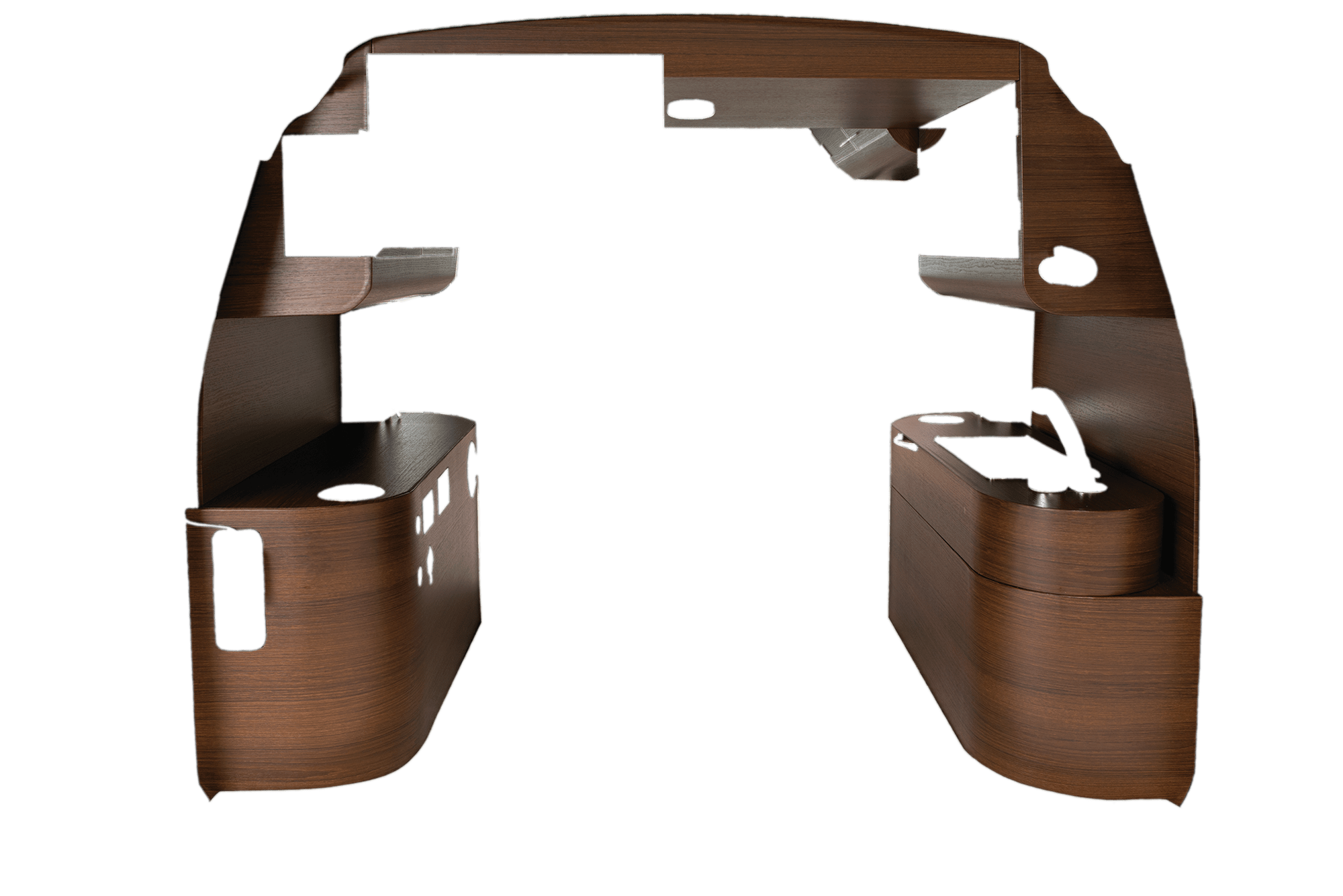 家具ウッドダークブラウン