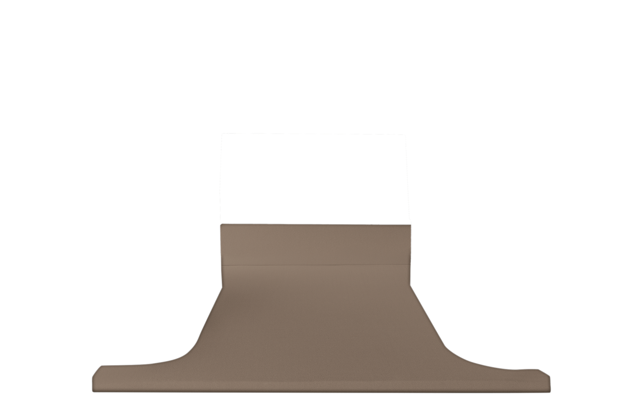 ベッドマットレザーグレー